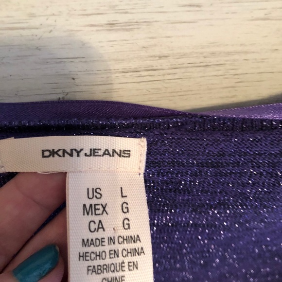 💜DKNY Shimmery Sweater!! - Picture 3 of 11